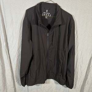 Free Country Men's 3-Layer 4-Way Stretch Softshell Water Resistant Jacket Black